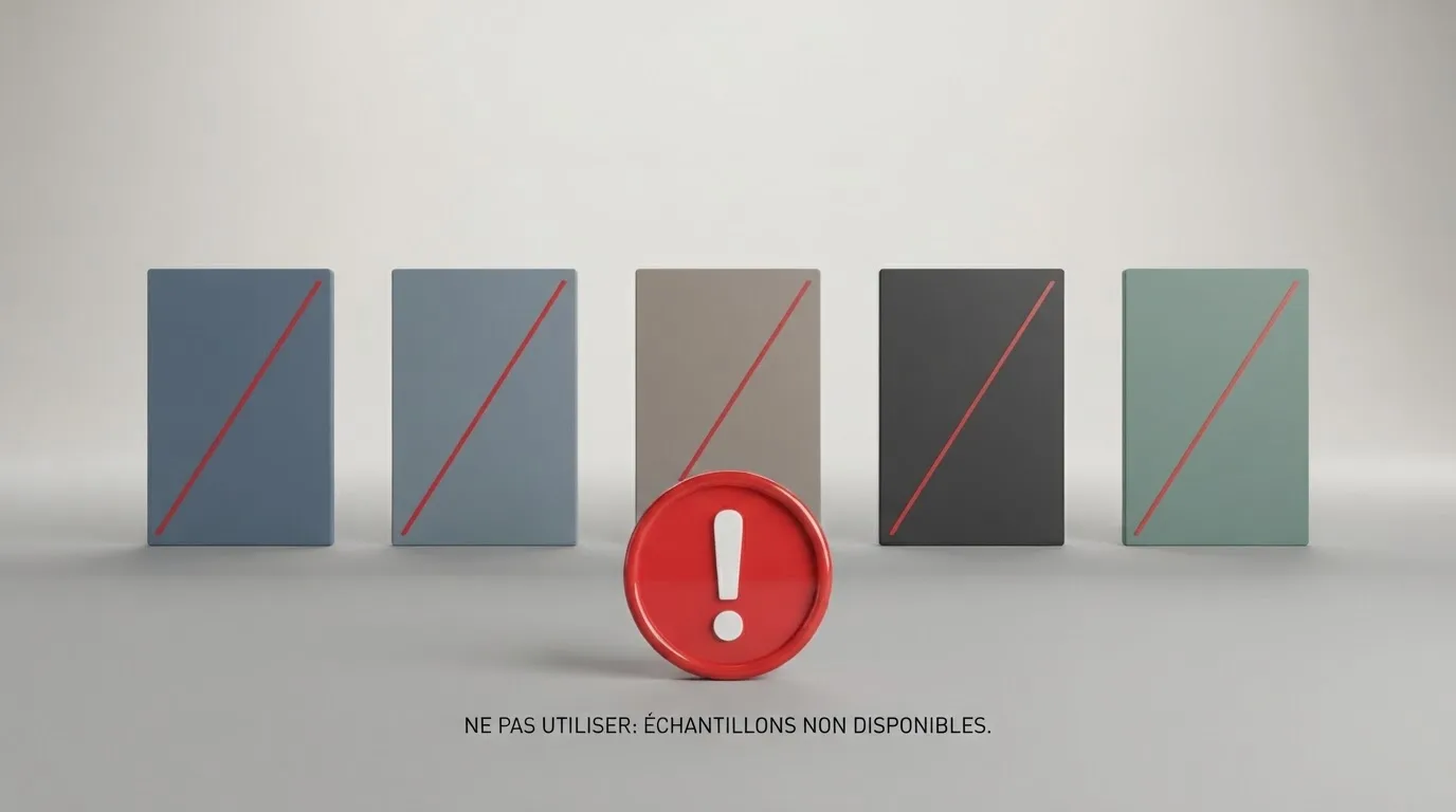 Une rangée de logos de plateformes de casino barrés d'un pictogramme d'avertissement sur fond neutre